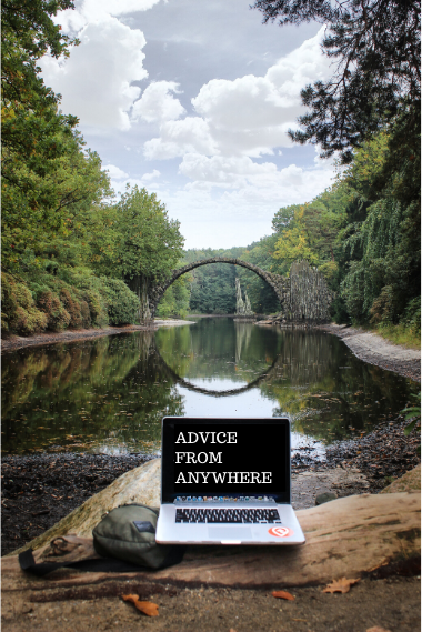 Financial advice from anywhere